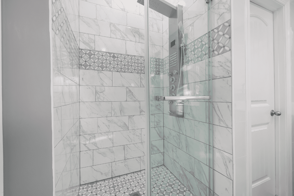 Frameless Glass Shower Door Replacement<br />
